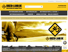 Tablet Screenshot of biker-land.de